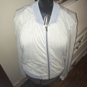 Liverpool lightweight S stand up collar blue jacket